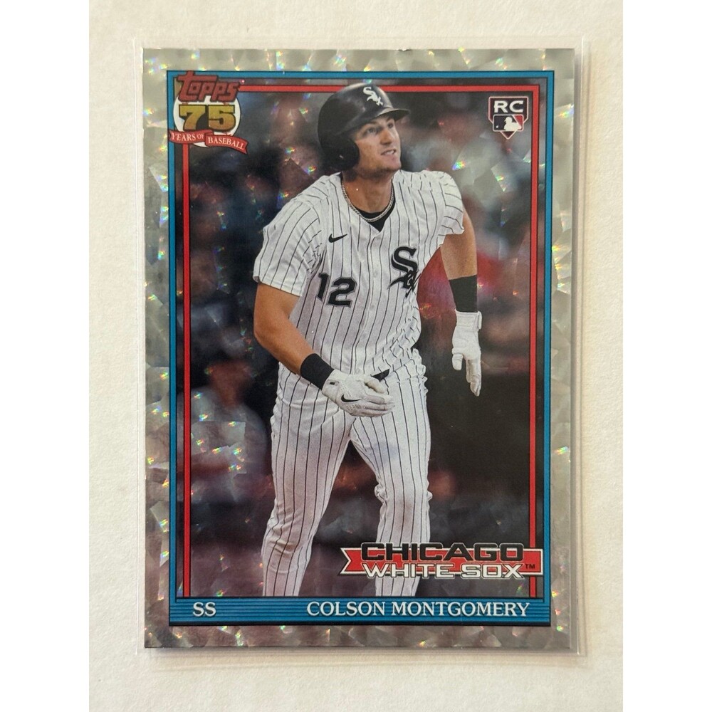 2026 Topps Ser 1 - 1991 Crackleboard T91-4 Colson Montgomery White Sox RC